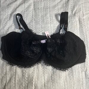 Victoria's Secret Black Lace Bra 44C